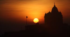 Mukteshwar temple sunrise view