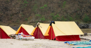riverside camping in rishikesh