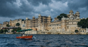 Lake Pichola rain