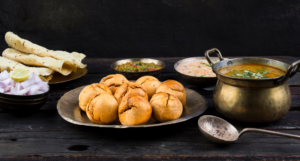 Udaipur food- Dal Baati Churma