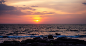 Ashwem Beach sunset