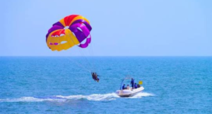 Morjim Beach Parasailing