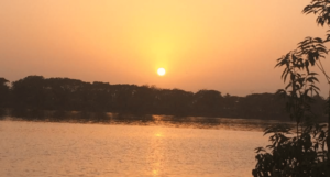 Nerul river sunset