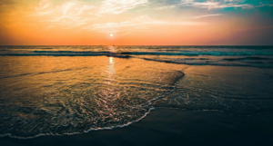 Sunset at Sinquerim Beach
