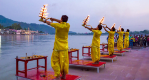 Ganga Aarti at Triveni Ghat