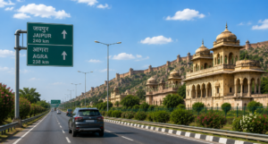Jaipur from Agra