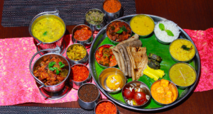 Maharashtrian thali