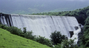 Morbe Dam Overflow Waterfall